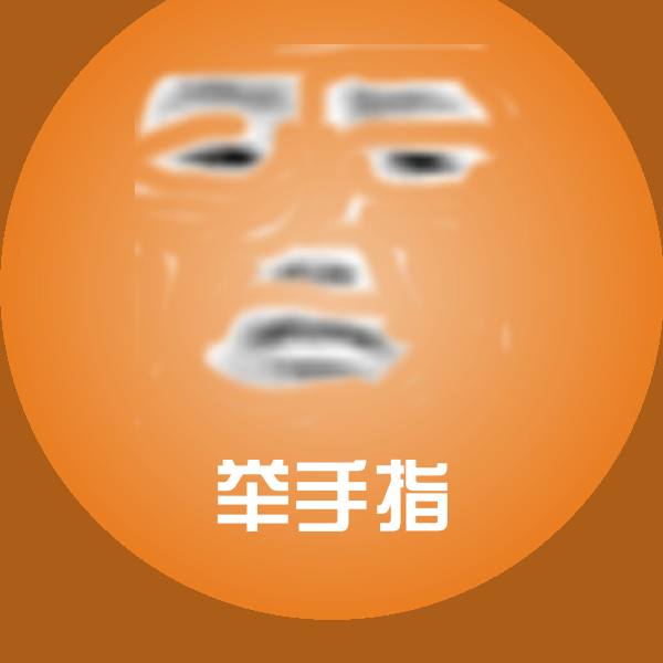 举手指聊天表情