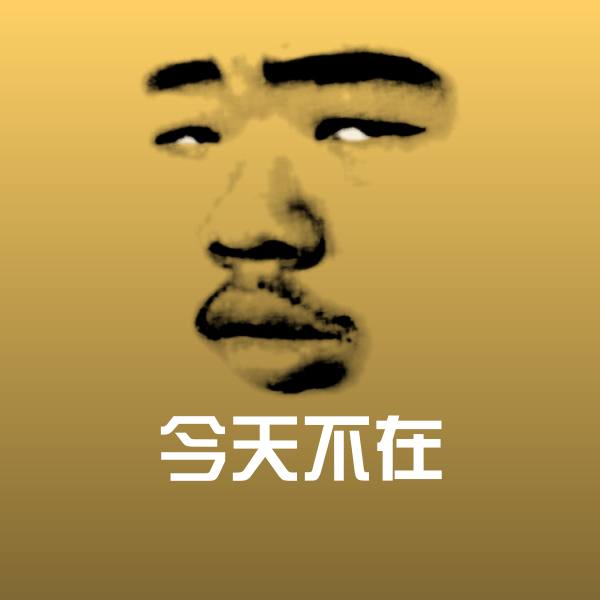 今天不在聊天表情