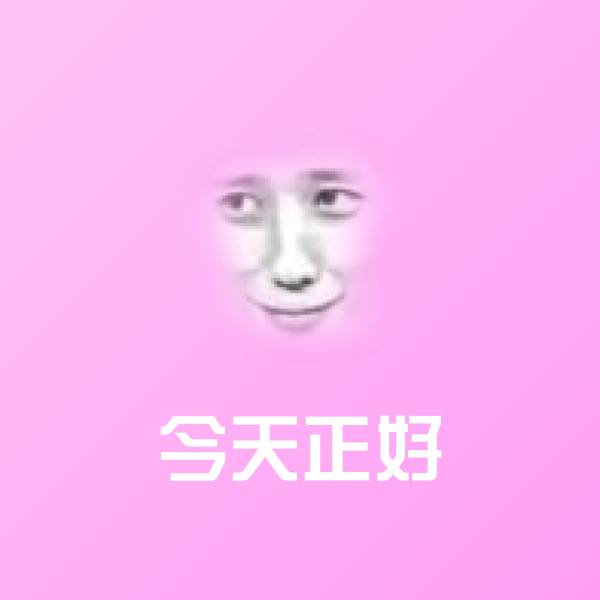 今天正好聊天表情
