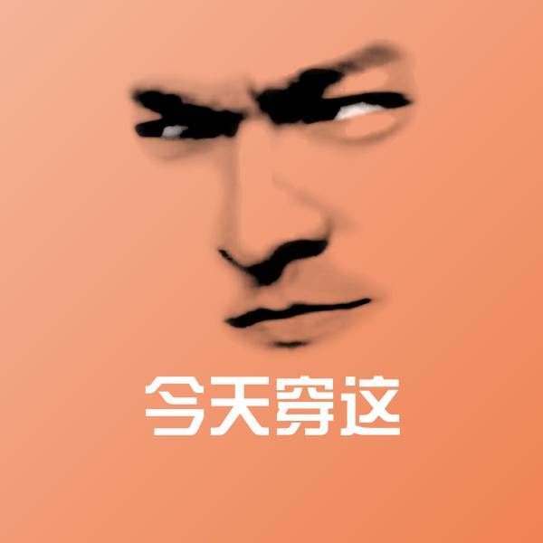 今天穿这聊天表情