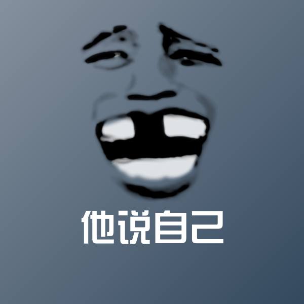 高清他说自己表情图片