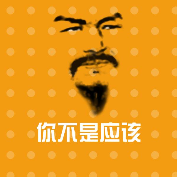 你不是应该斗图图片