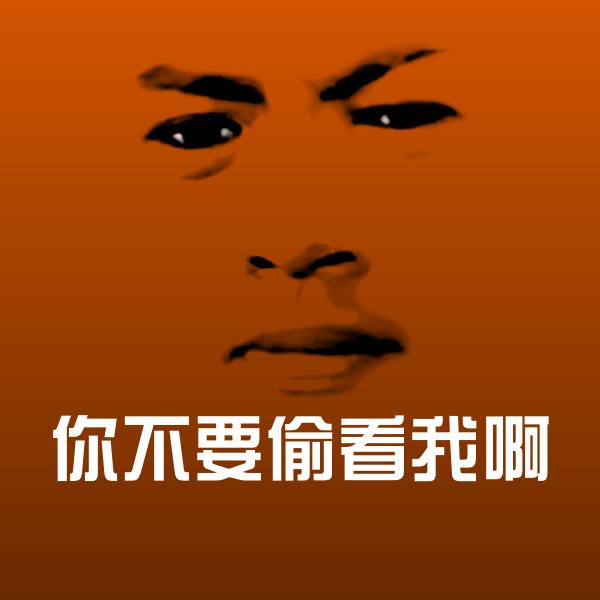 搞笑你不要偷看我啊表情