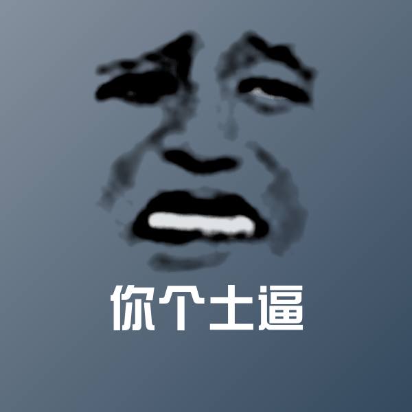 高清你个土逼表情图片
