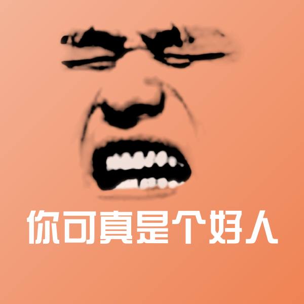 你可真是个好人微信表情包