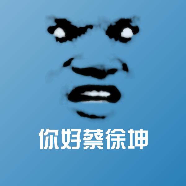 你好蔡徐坤沙雕表情包