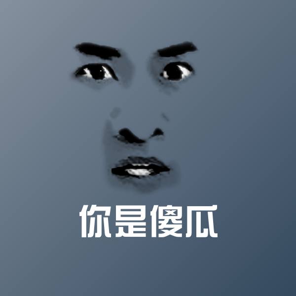 你是傻瓜表情包