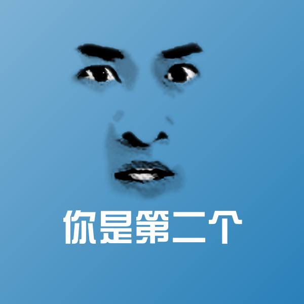 高清你是第二个表情图片