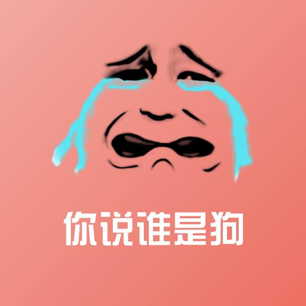 你说谁是狗沙雕表情包