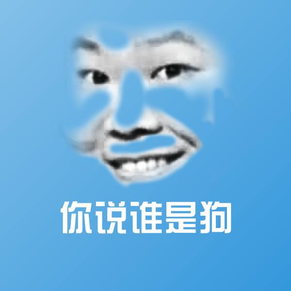 原创你说谁是狗表情包