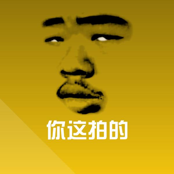 你这拍的表情包