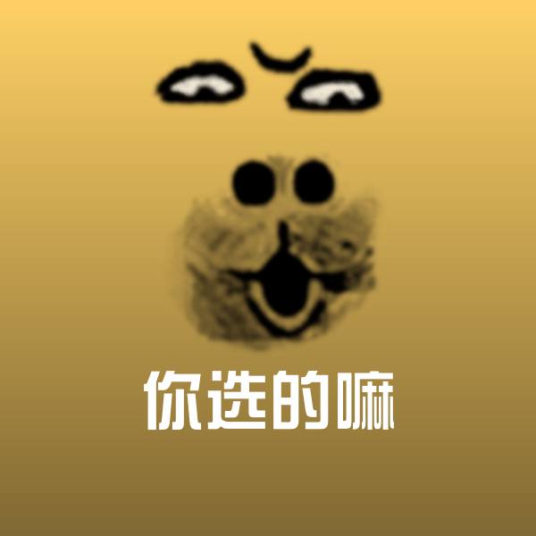 你选的嘛聊天表情