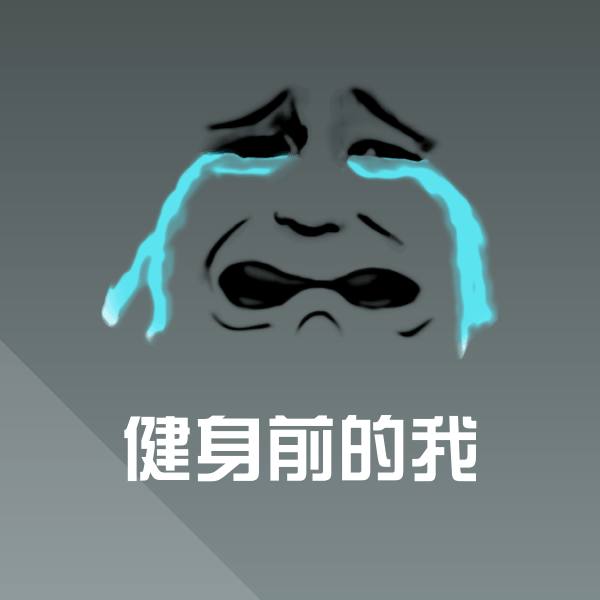 原创健身前的我表情包