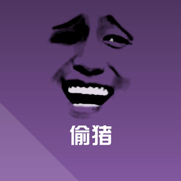 偷猪表情包