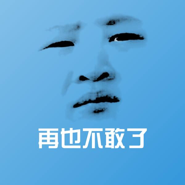 再也不敢了微信表情包