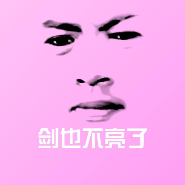 搞笑剑也不亮了表情