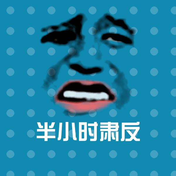 半小时肃反微信表情包