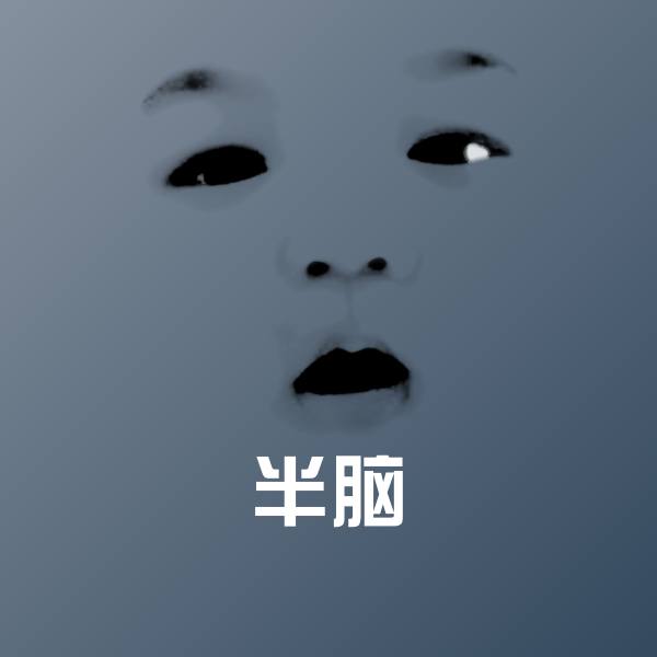 半脑表情包
