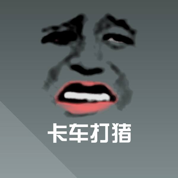 卡车打猪斗图图片