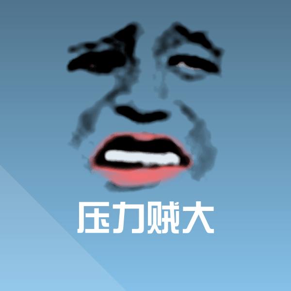 压力贼大沙雕表情包