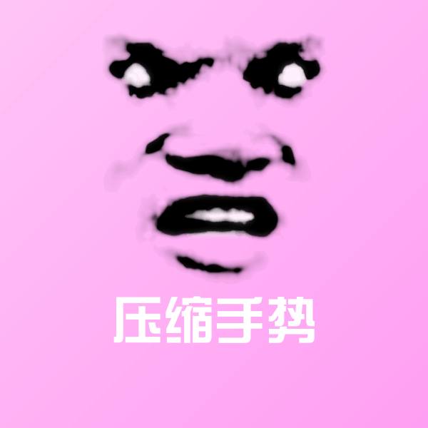 压缩手势微信表情包