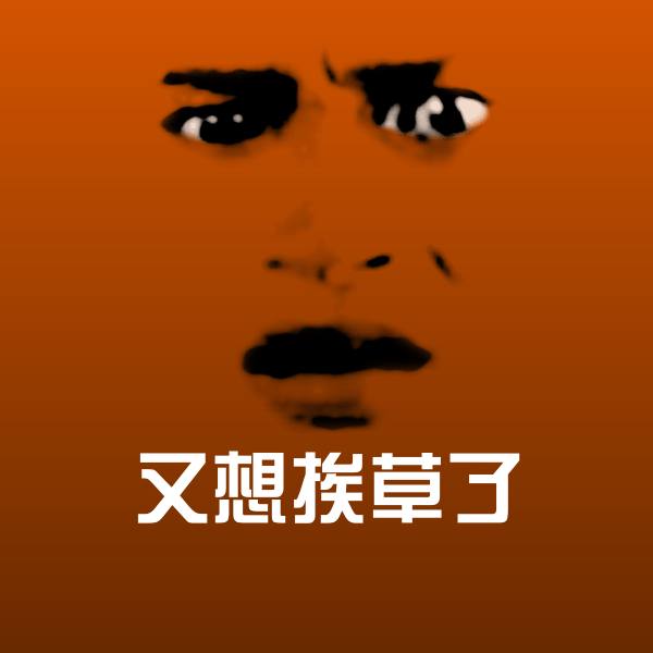 原创又想挨草了表情包