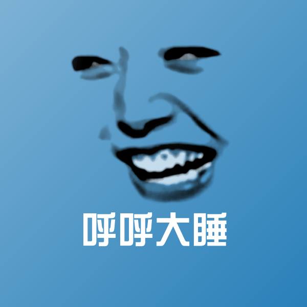 呼呼大睡聊天表情 第1张