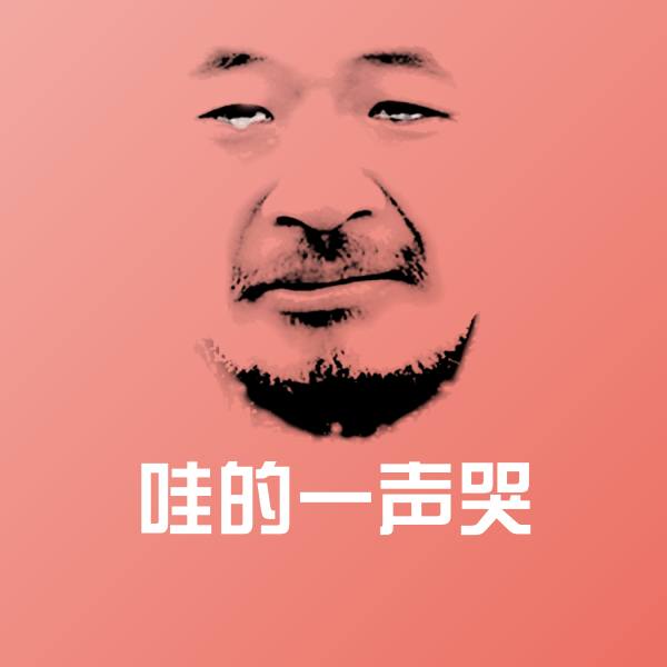 哇的一声哭沙雕表情包