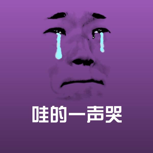 哇的一声哭斗图图片