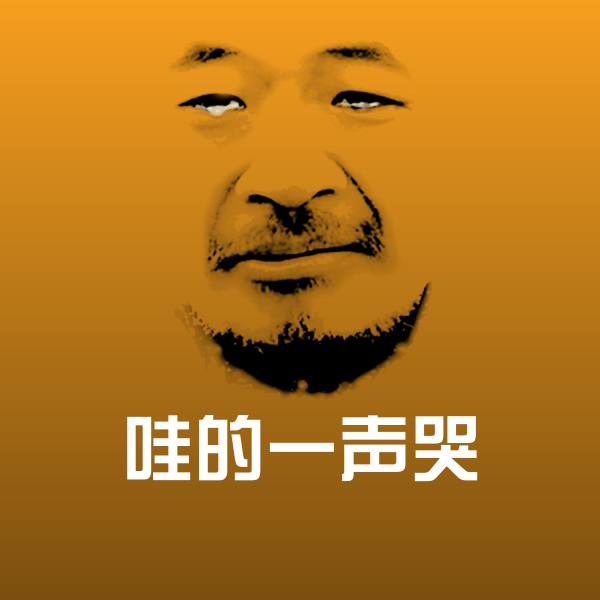 高清哇的一声哭表情图片