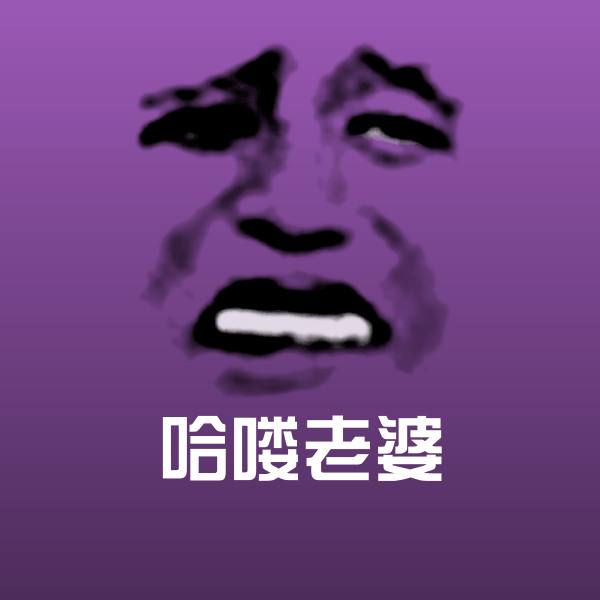 高清哈喽老婆表情图片