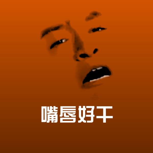 嘴唇好干沙雕表情包