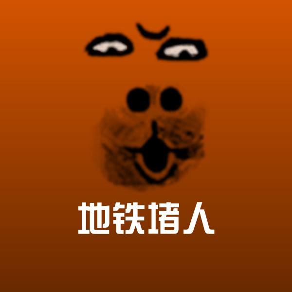 地铁堵人表情包