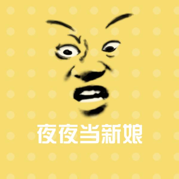 搞笑夜夜当新娘表情