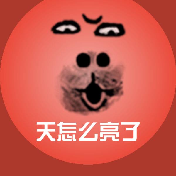 天怎么亮了表情包