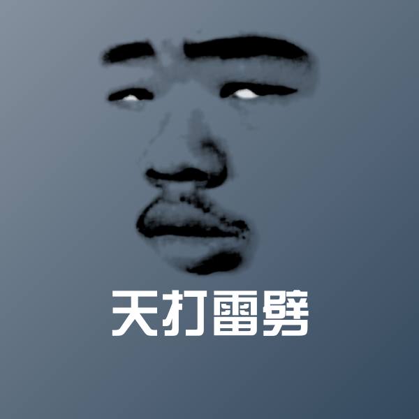 原创天打雷劈表情包