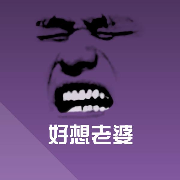 搞笑好想老婆表情