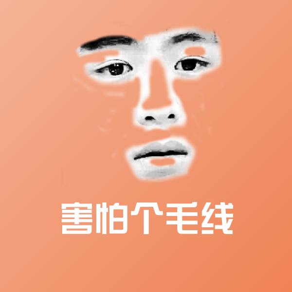 害怕个毛线表情包