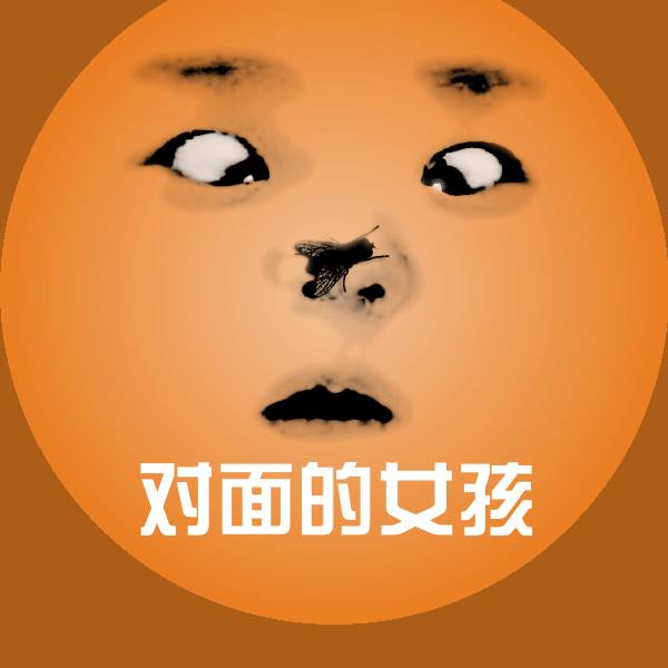 高清对面的女孩表情图片