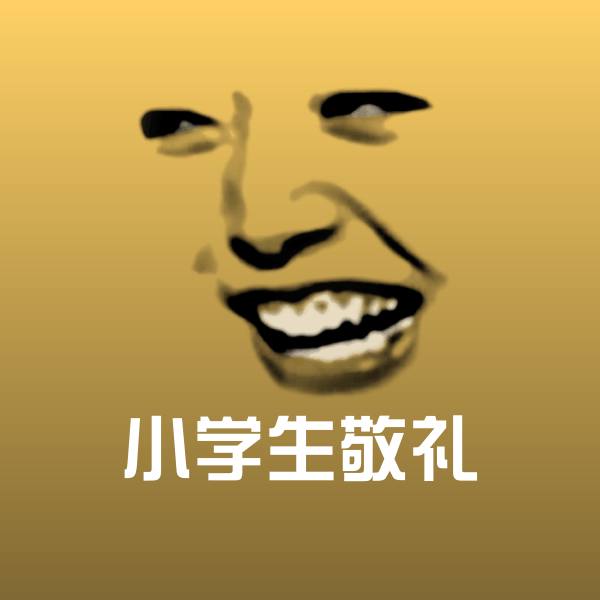 小学生敬礼斗图图片 第1张