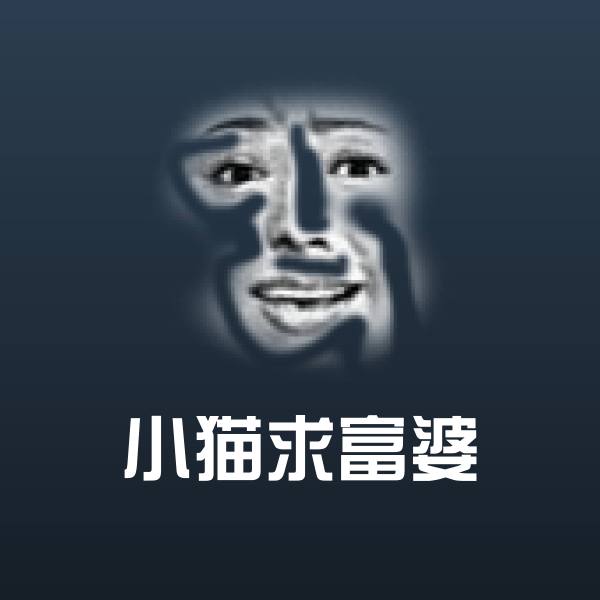 小猫求富婆聊天表情 第1张