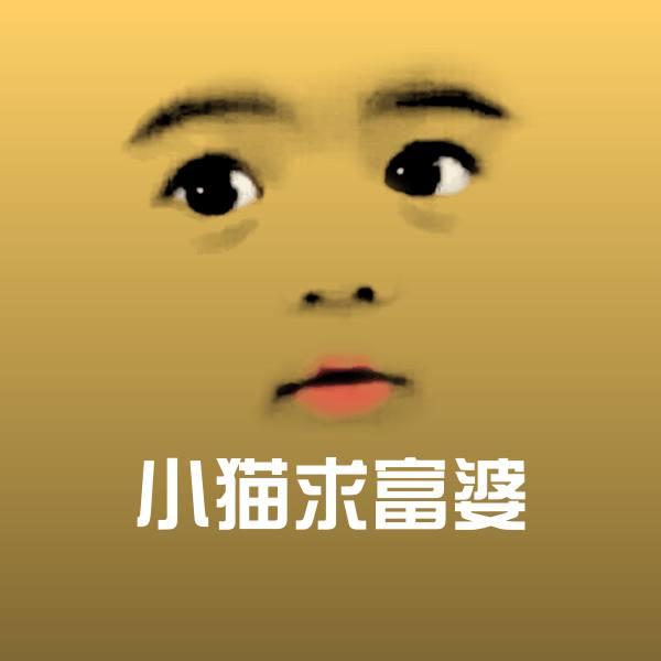 原创小猫求富婆表情包