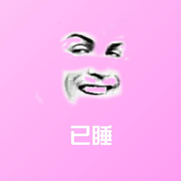 搞笑已睡表情