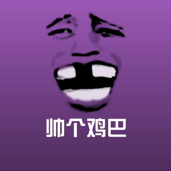 帅个鸡巴表情包