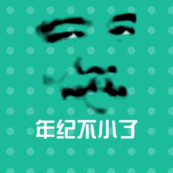 年纪不小了表情包