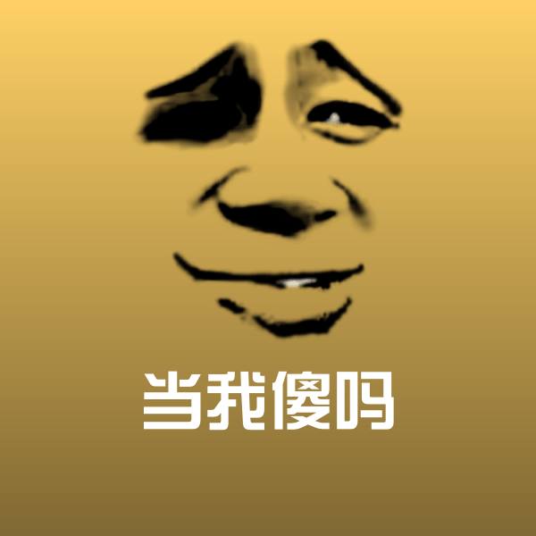 当我傻吗表情包 第1张