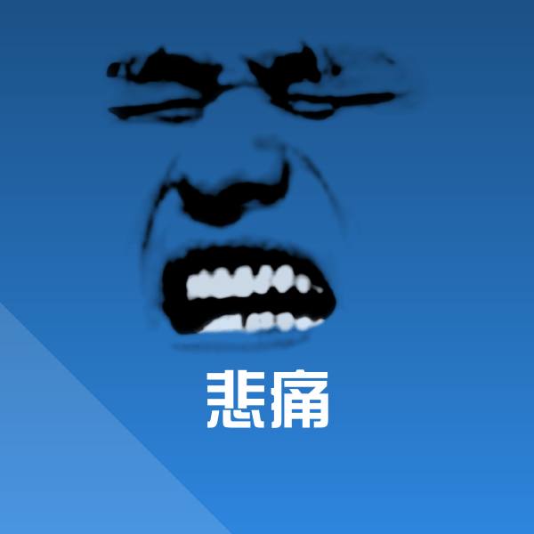 悲痛微信表情包