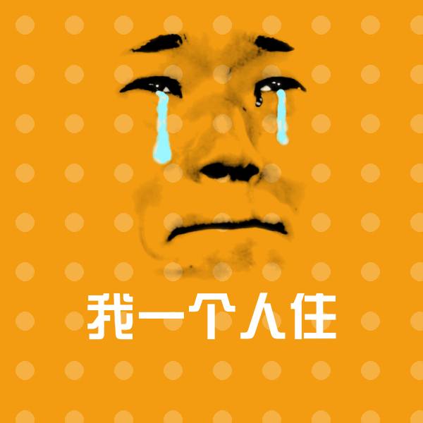 我一个人住微信表情包