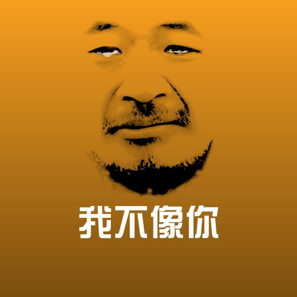 原创我不像你表情包 第1张