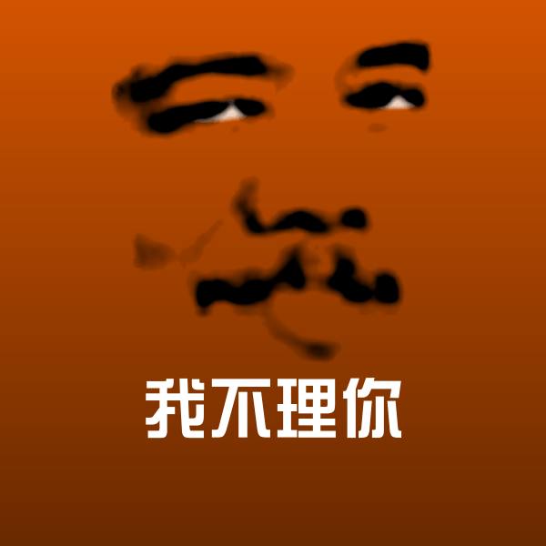可爱我不理你表情